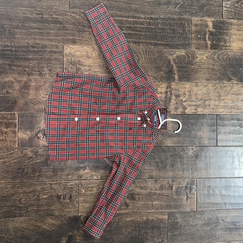 Boys Size 4 IZOD Dress Shirt EUC - Picture 3 of 3